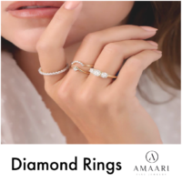 Best collection of diamond rings for sale at Amaari Fine Jewelry